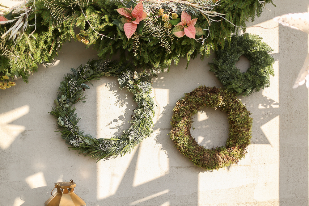 Eri kokoisia havukransseja