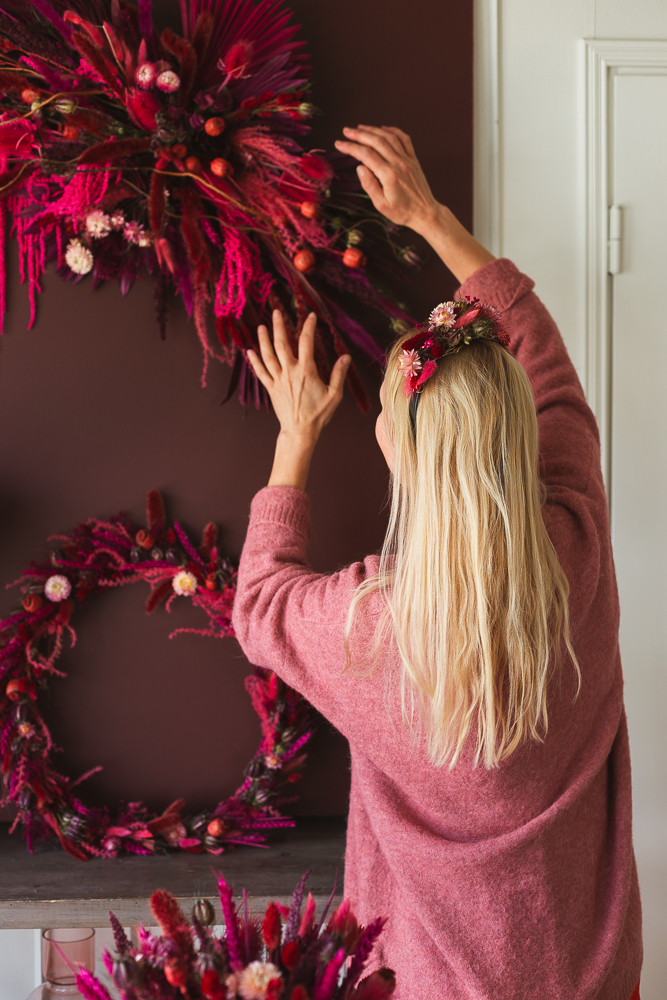 Kuivakukkaseinäkoriste Elina - Image 3